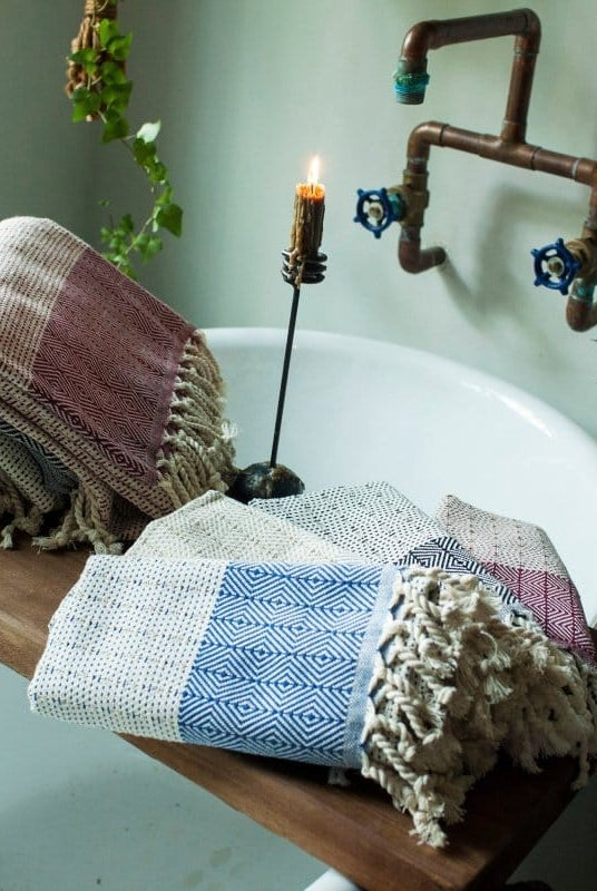 OddBird Towels Hazal Handwoven Towel Collection