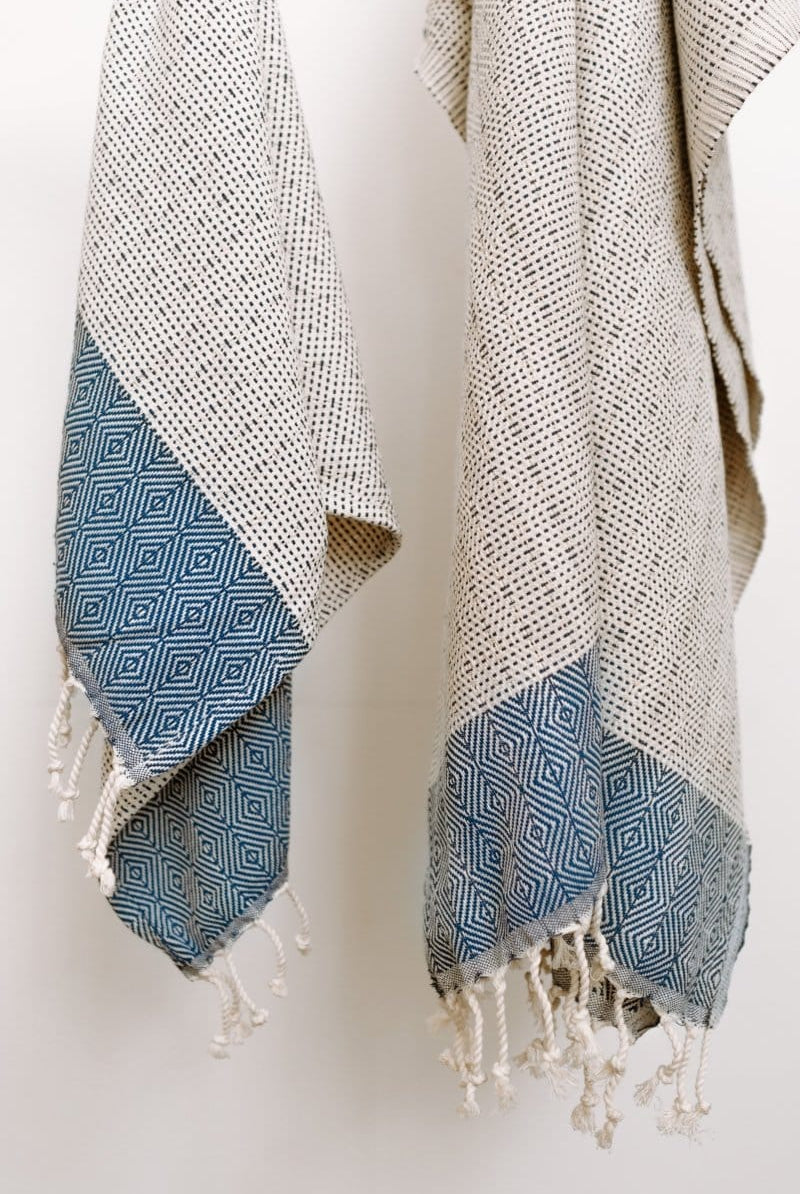 OddBird Towels Royal Blue / Bath Towel (Single) Hazal Handwoven Towel Collection