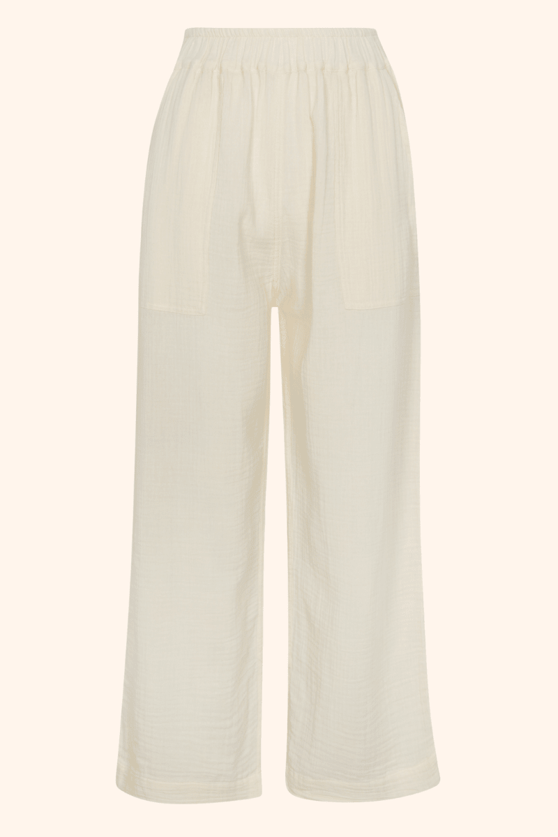 Kardeş Loungewear Separates - Alabaster - LKTOPALXS - OddBird Co.