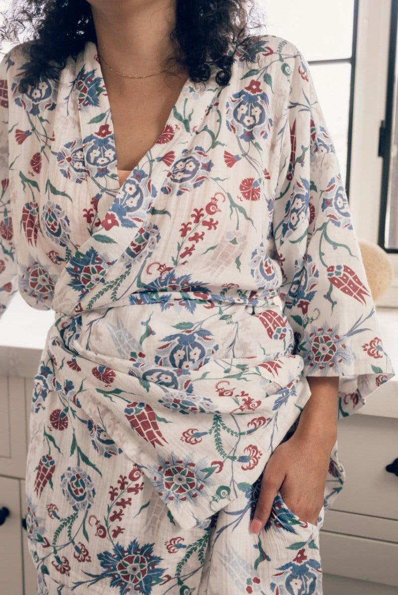 OddBird Loungewear Kardeş Loungewear Separates - Lale Print