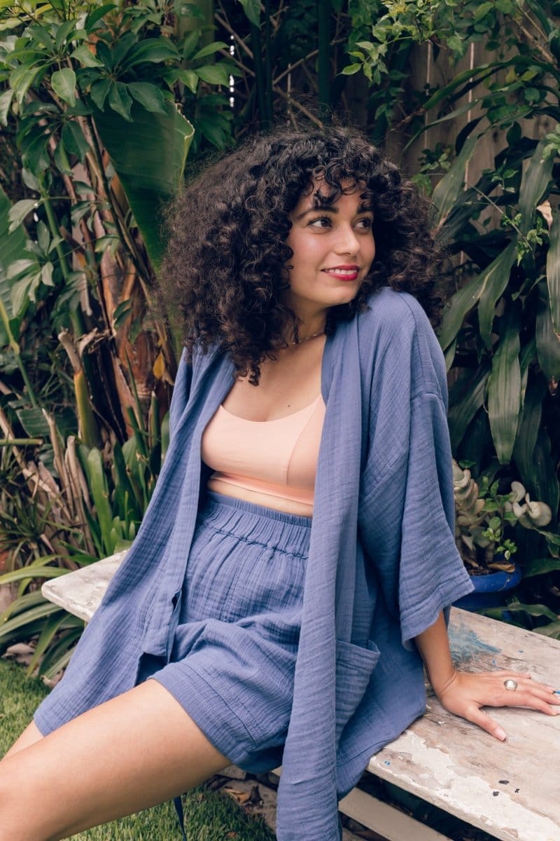 OddBird Loungewear Not Quite Electric Blue / XS Kardeş Loungewear Shorts