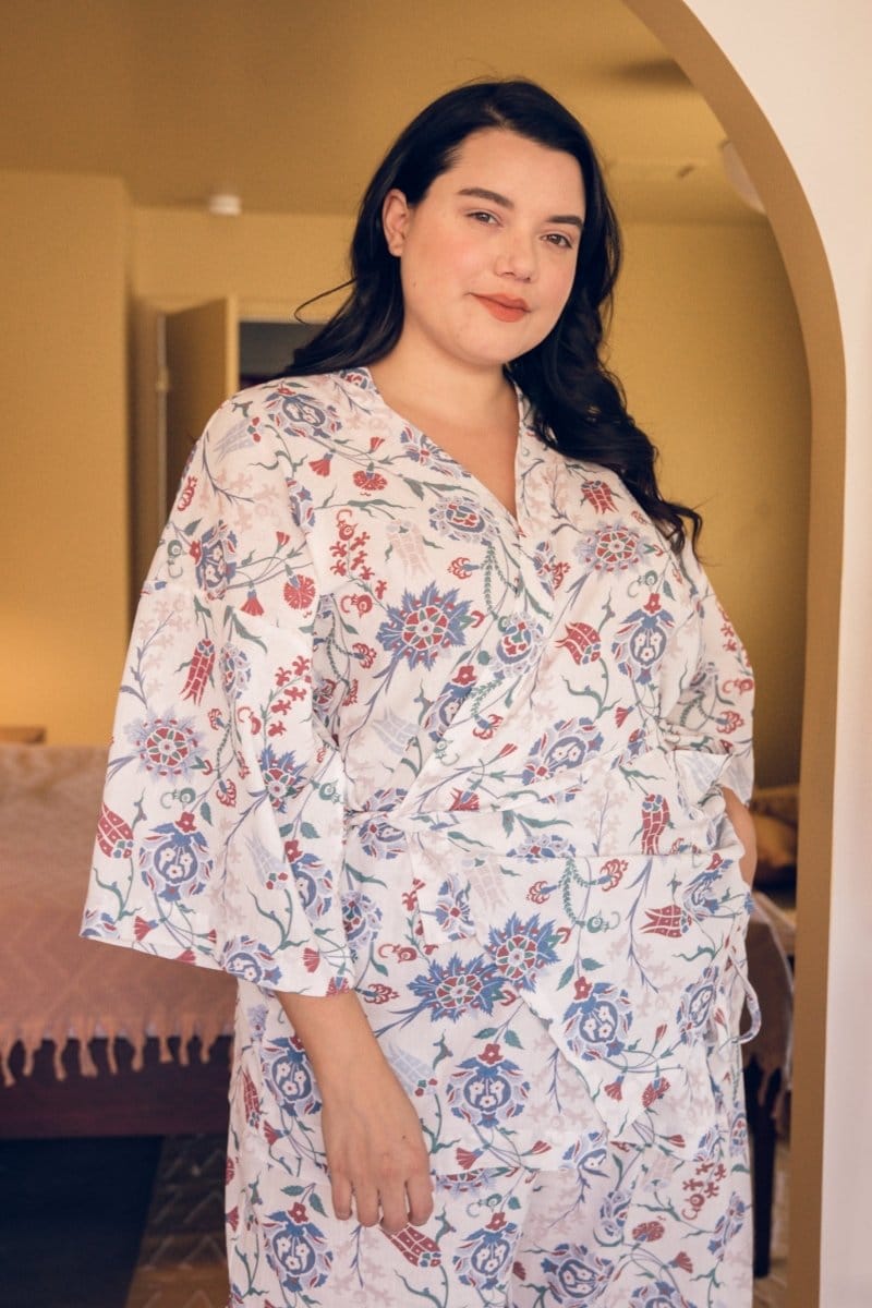 OddBird Loungewear Kardeş Şile Loungewear Separates - Lale Print