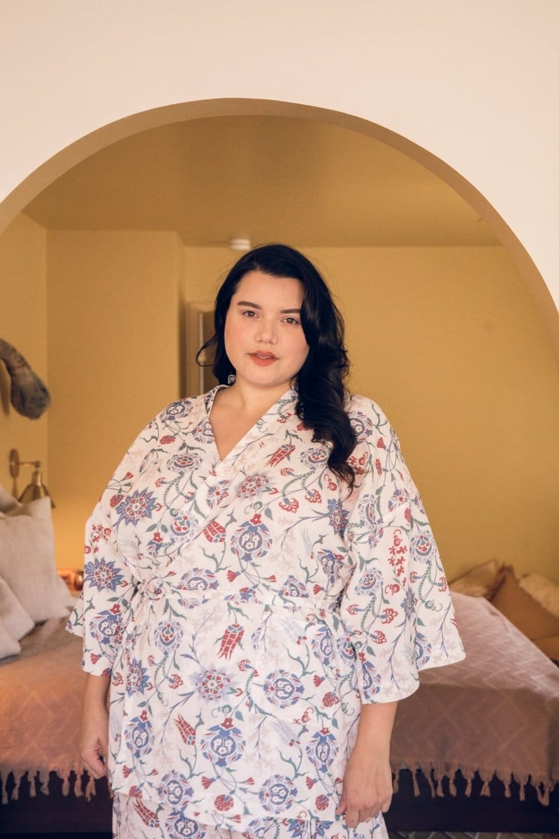 OddBird Loungewear Kardeş Pant / 1X Kardeş Şile Loungewear Separates - Lale Print