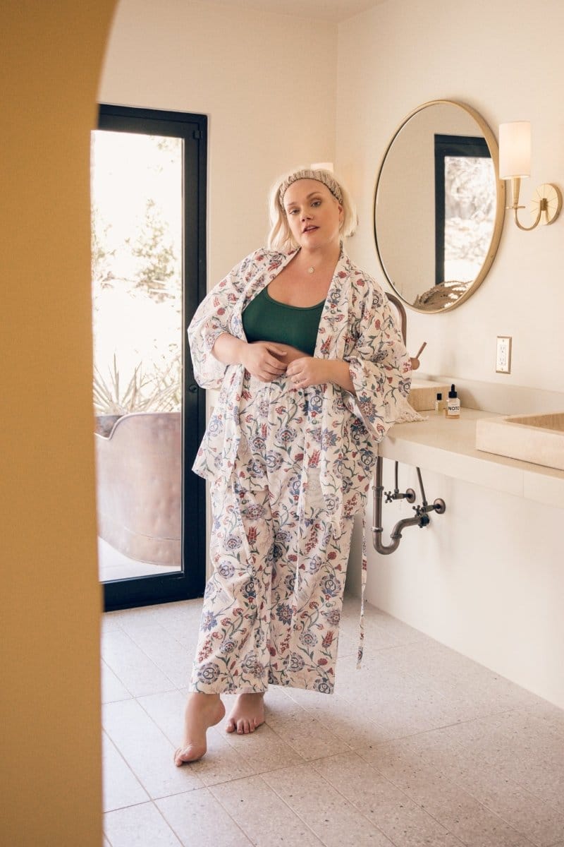 OddBird Loungewear Kardeş Şile Loungewear Separates - Lale Print