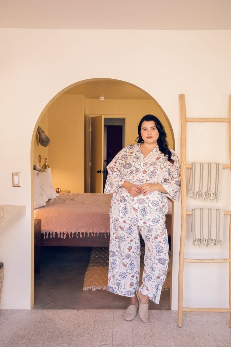 OddBird Loungewear Kardeş Şile Loungewear Separates - Lale Print