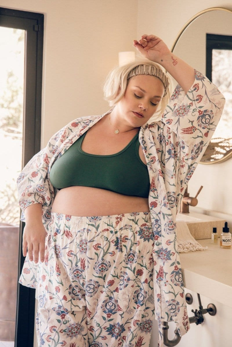 OddBird Loungewear Kardeş Şile Loungewear Separates - Lale Print