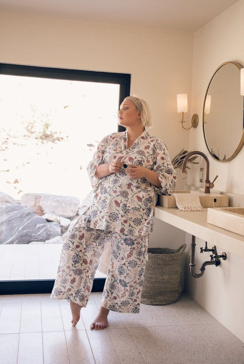 OddBird Loungewear Kardeş Şile Loungewear Separates - Lale Print