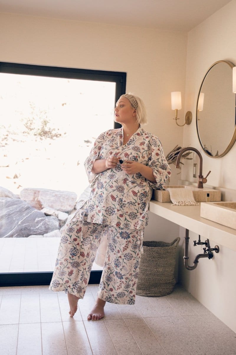 OddBird Loungewear Kardeş Şile Loungewear Separates - Lale Print