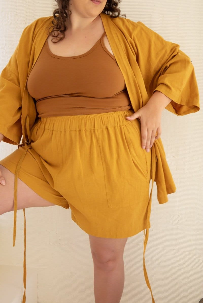 OddBird Loungewear Marigold / 1X Kardeş Şile Loungewear Shorts