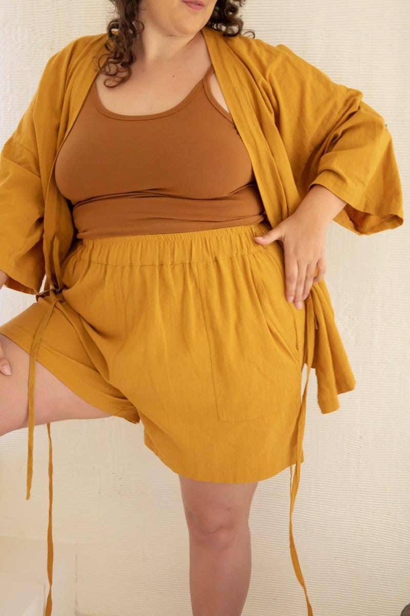 OddBird Loungewear Marigold / 1X Kardeş Şile Loungewear Shorts