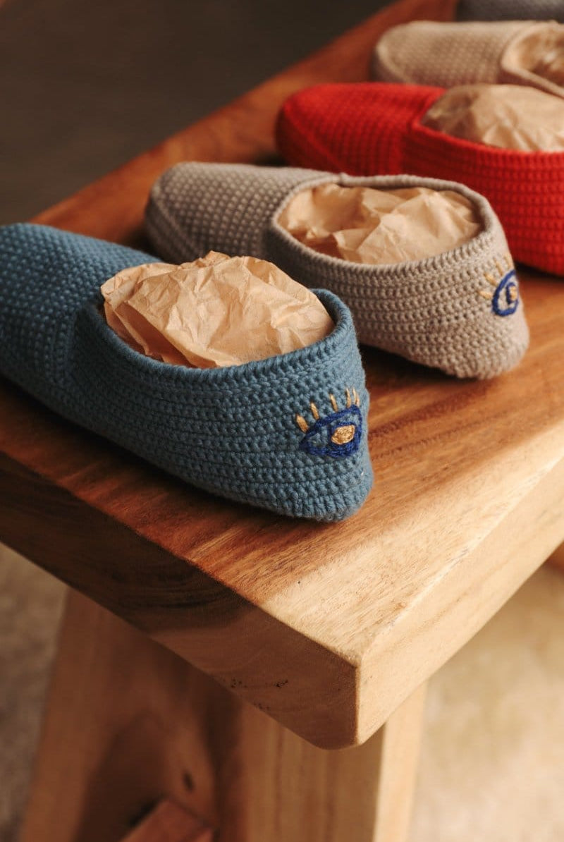 OddBird Footwear Nazar Handmade Patik - Traditional Crocheted Bootie