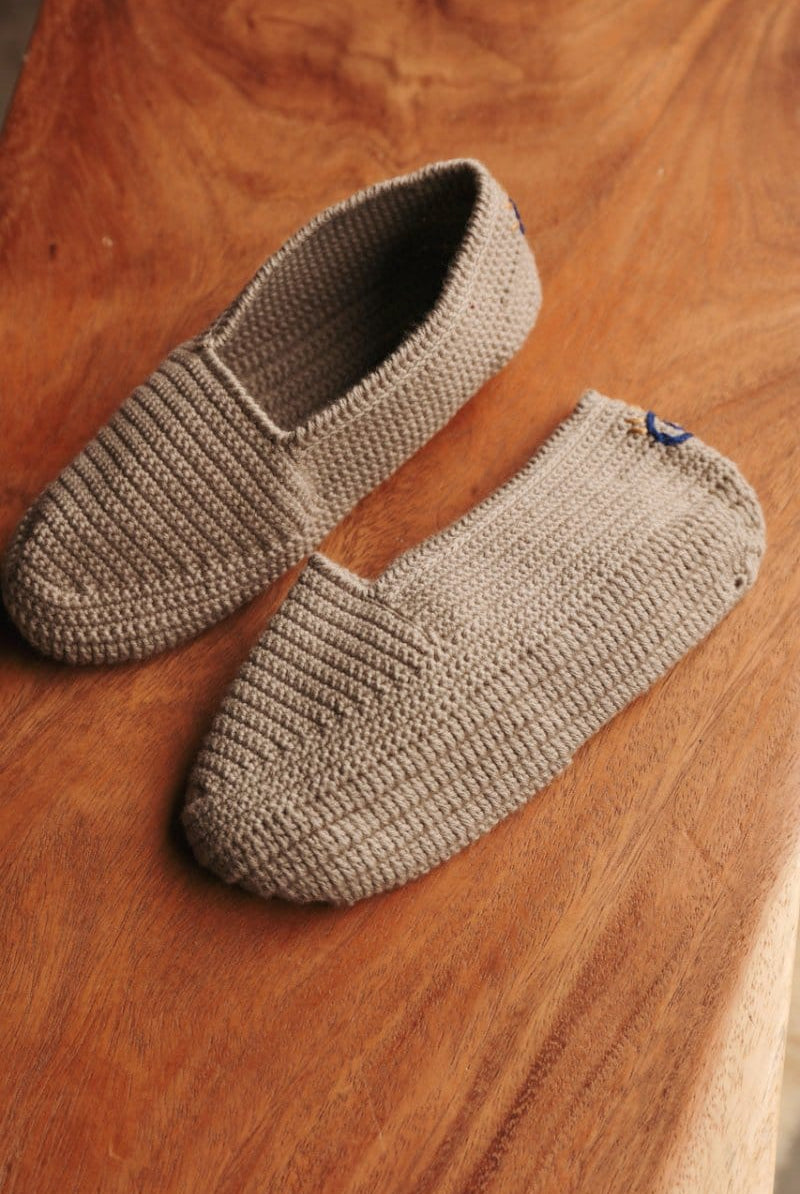 OddBird Footwear Chestnut / S (fits sizes 5/6) Nazar Handmade Patik - Traditional Crocheted Bootie