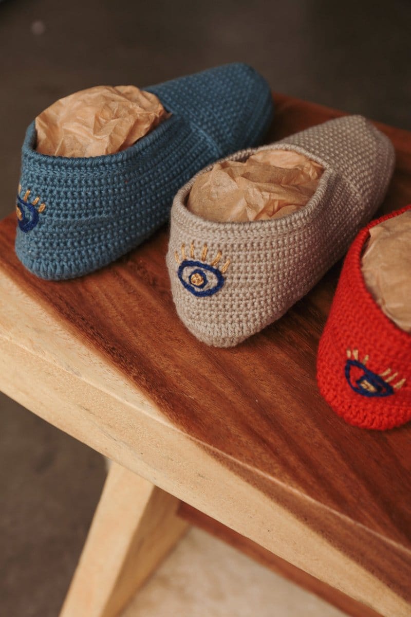 OddBird Footwear Nazar Handmade Patik - Traditional Crocheted Bootie