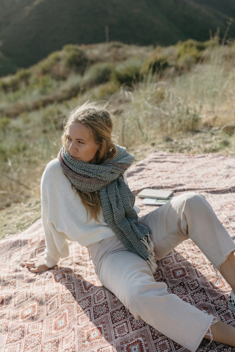 OddBird Towels Redline Handwoven Towel Collection