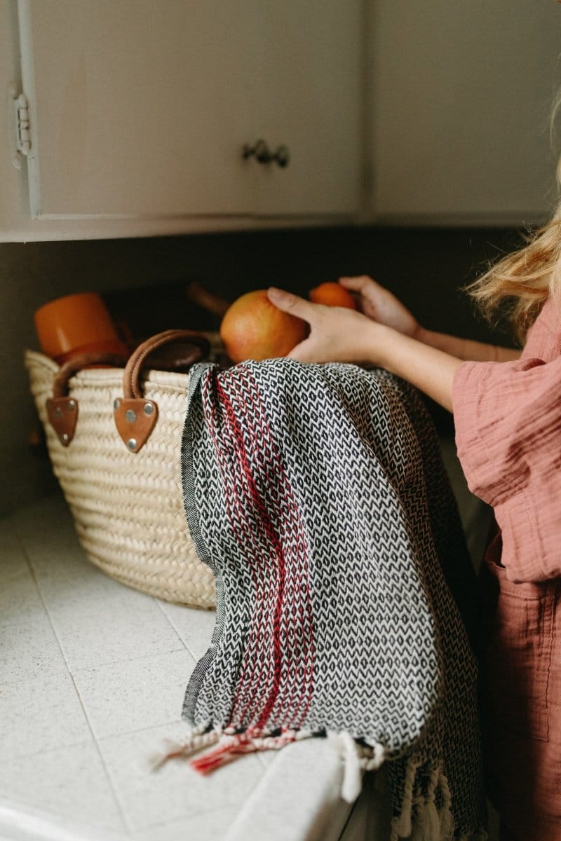 OddBird Towels Redline Handwoven Towel Collection