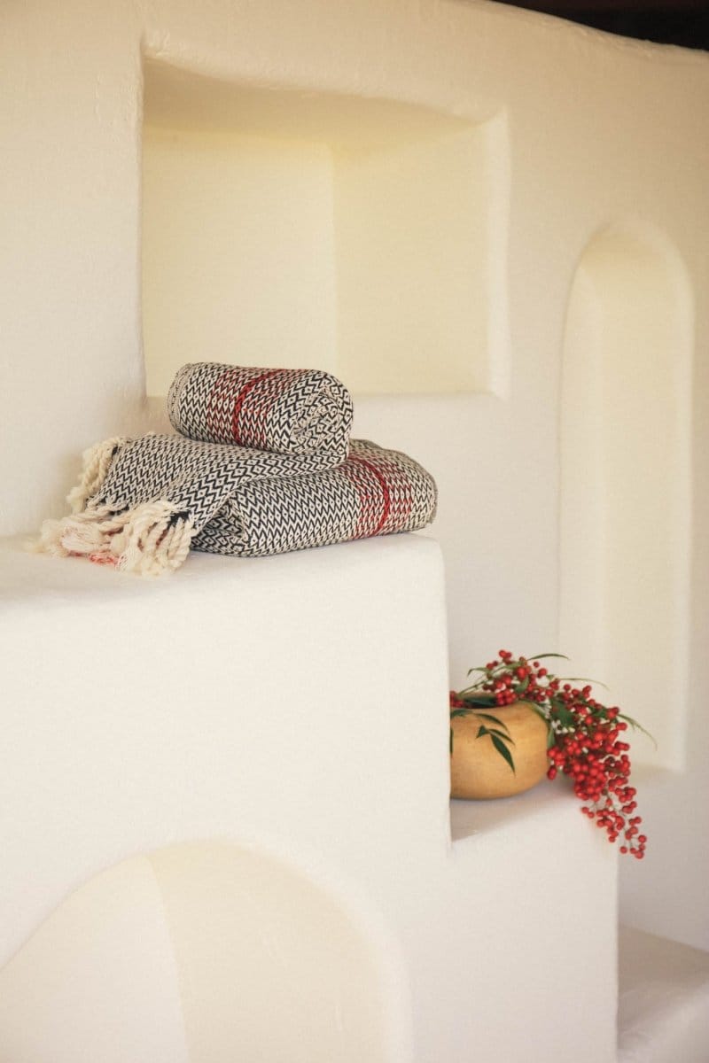 OddBird Towels Redline Handwoven Towel Collection