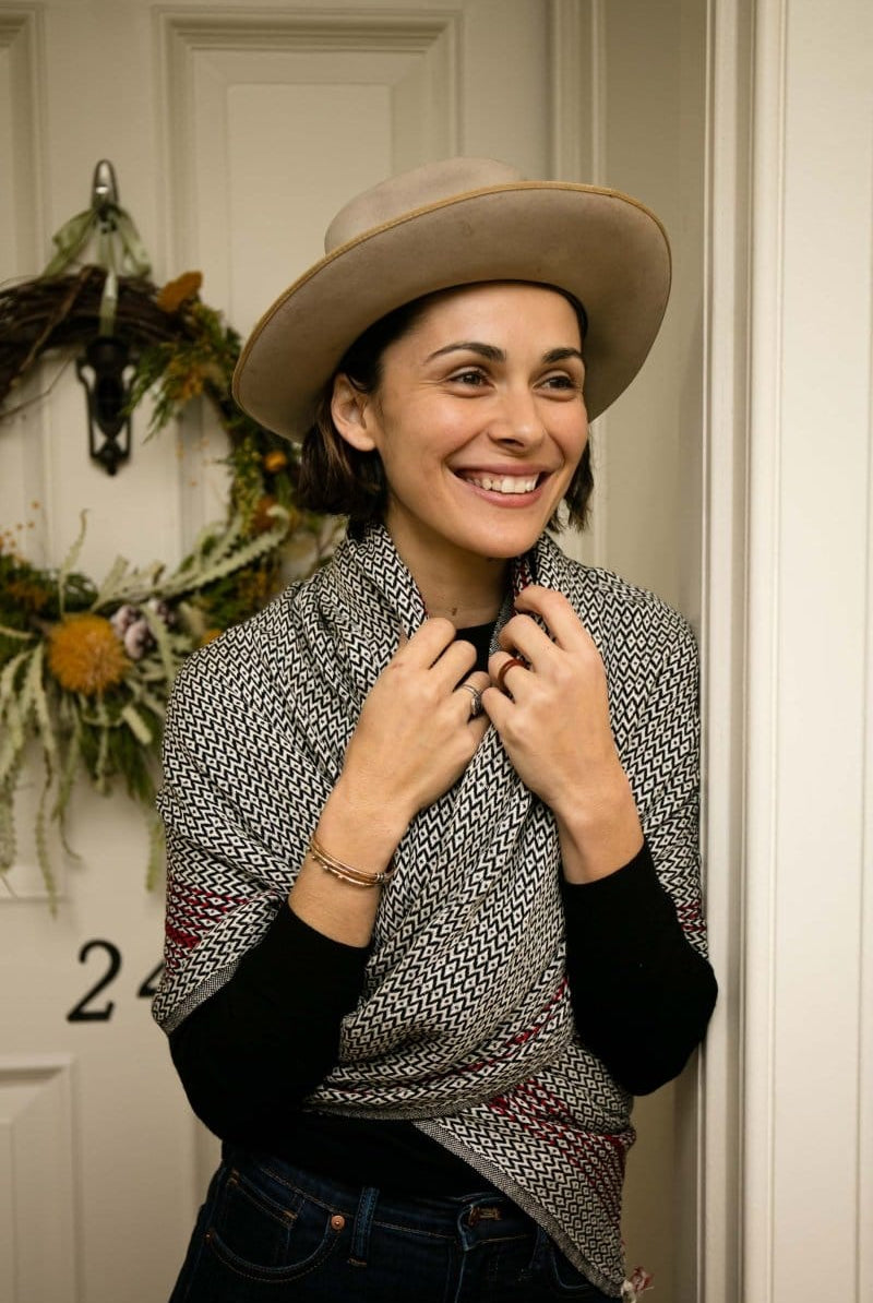 OddBird Towels Redline Handwoven Towel Collection