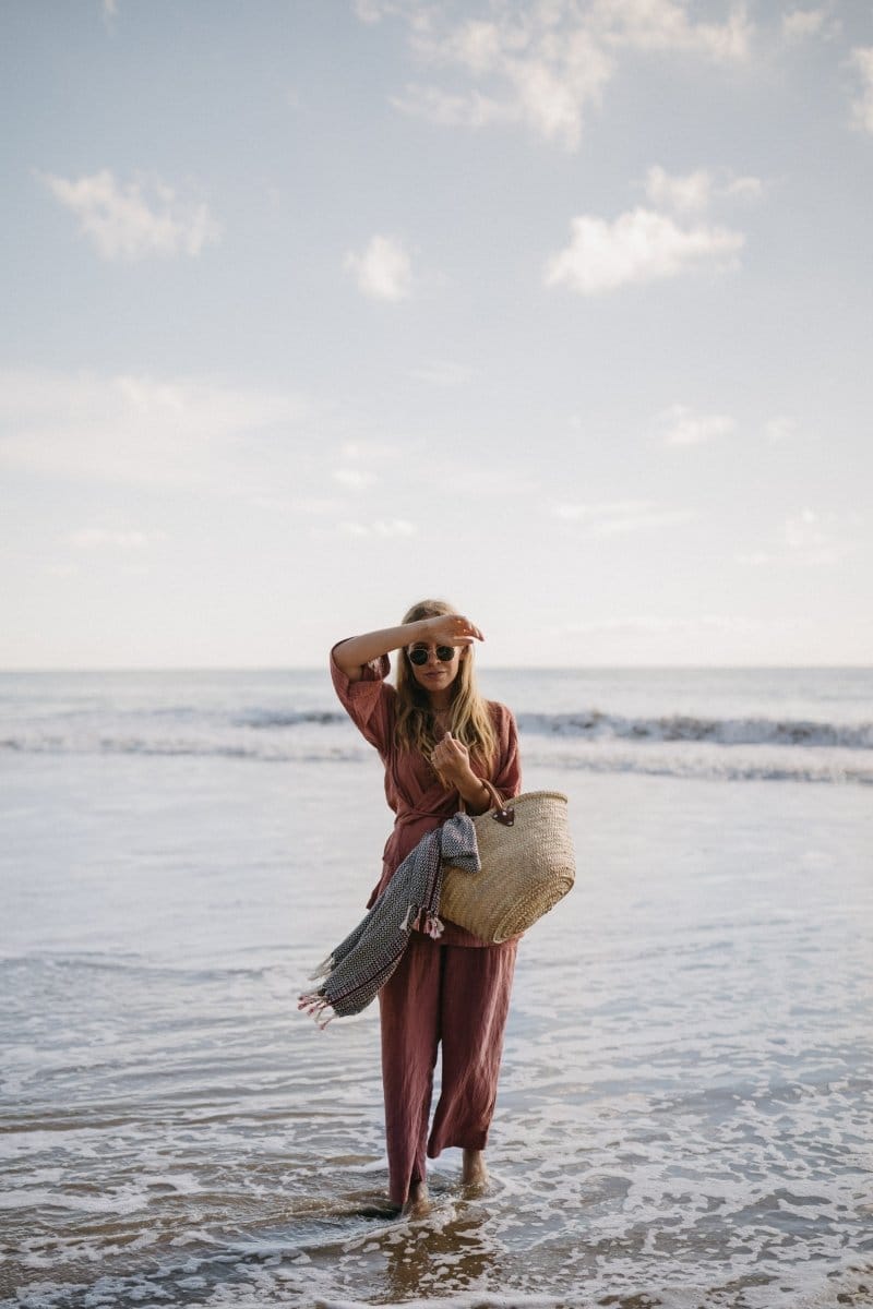 OddBird Towels Redline Handwoven Towel Collection