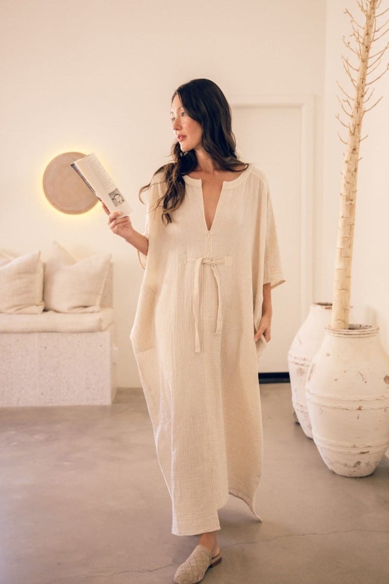 OddBird Loungewear Rüya Tunic - Ivory