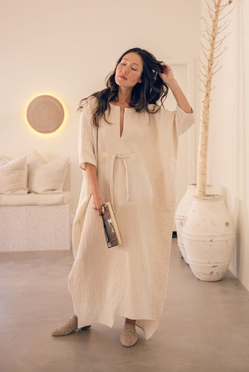 OddBird Loungewear Rüya Tunic - Ivory