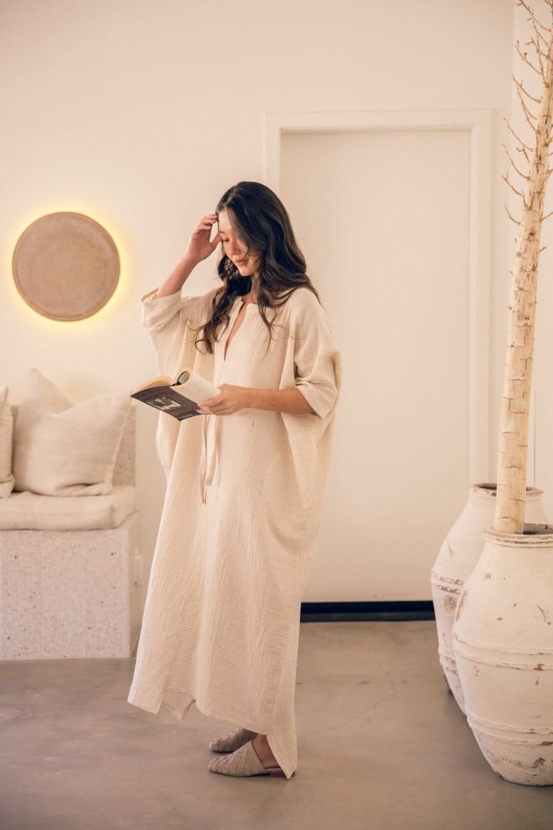 OddBird Loungewear Rüya Tunic - Ivory