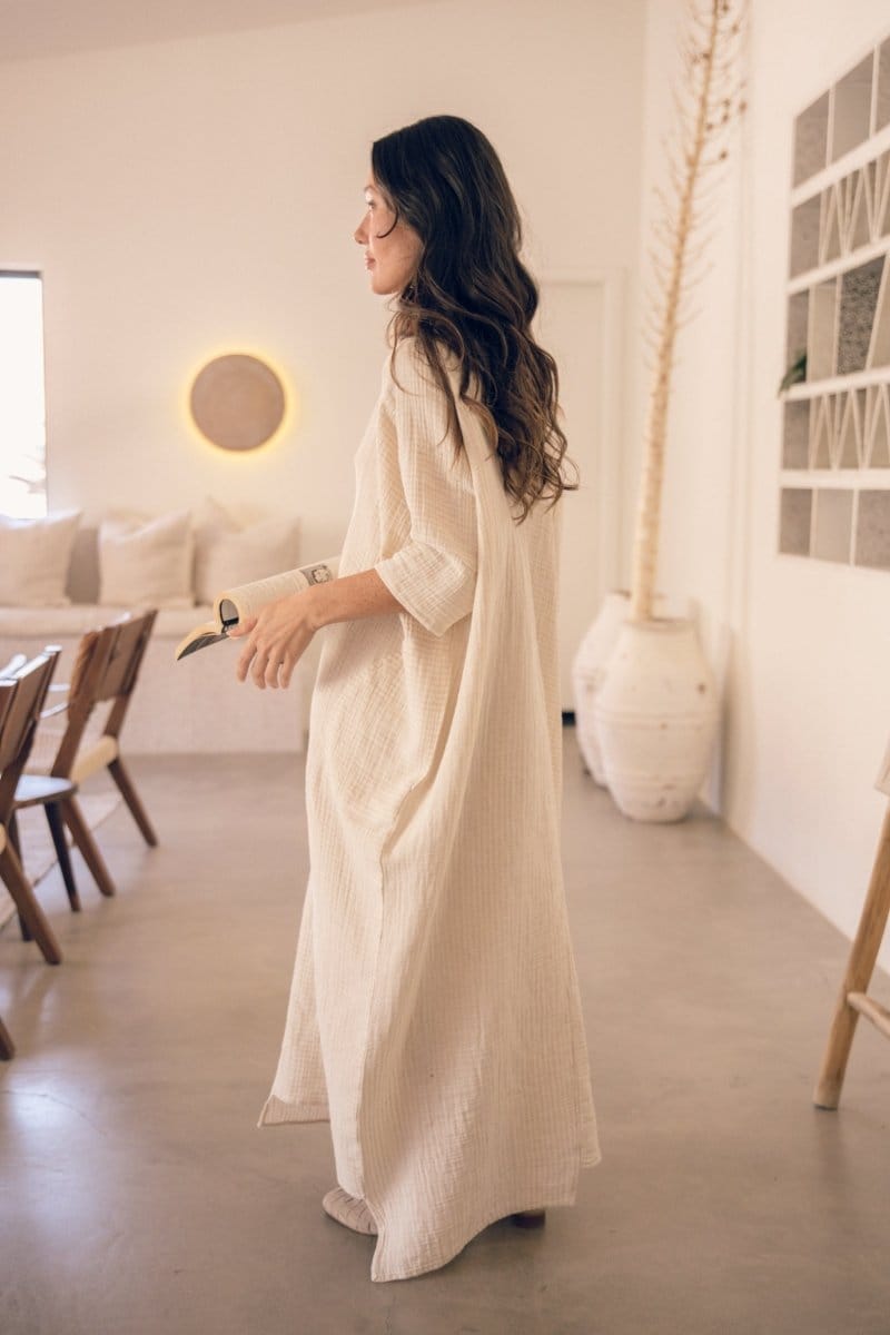 OddBird Loungewear Rüya Tunic - Ivory