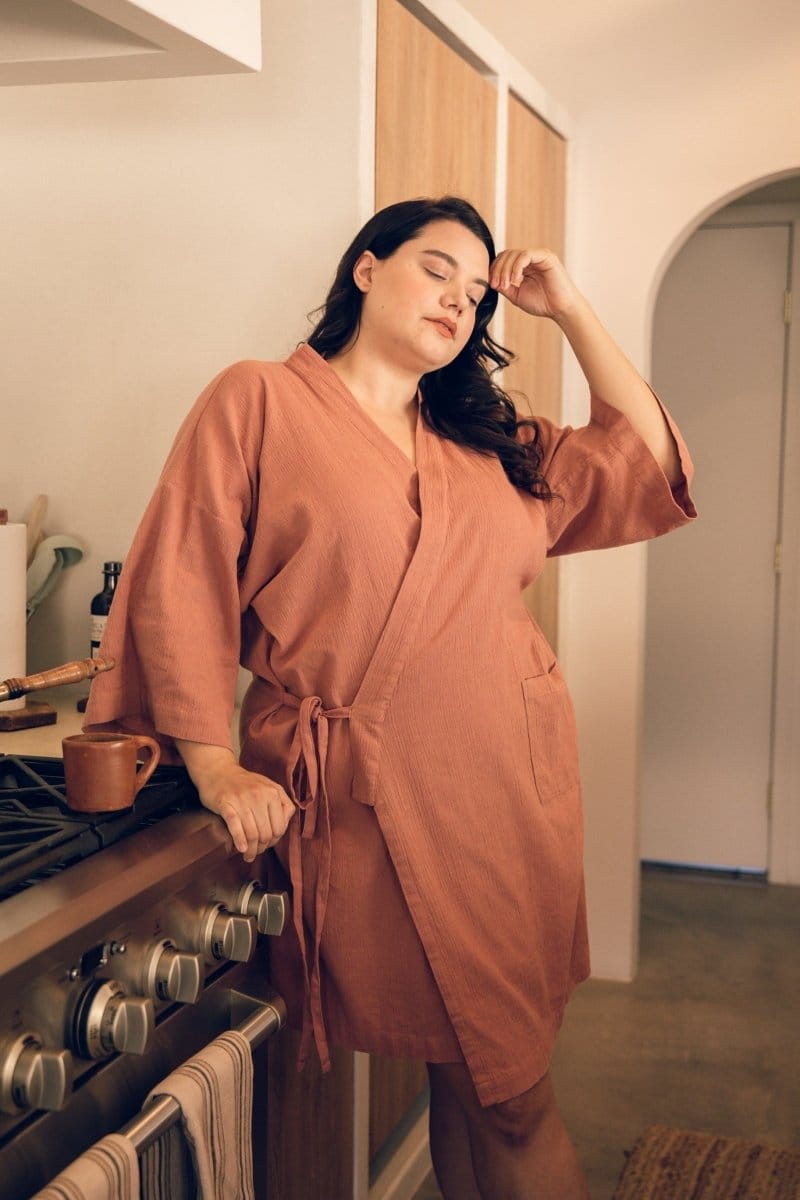 OddBird Loungewear Selin Sleep/Play Dress in Şile - SECONDS/SAMPLE