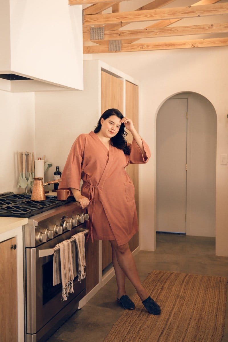 OddBird Loungewear Selin Sleep/Play Dress in Şile - SECONDS/SAMPLE