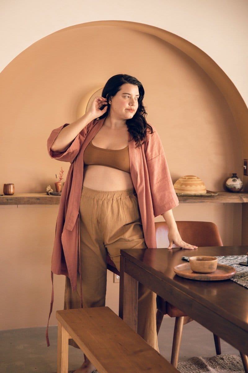 OddBird Loungewear Selin Sleep/Play Dress in Şile - SECONDS/SAMPLE