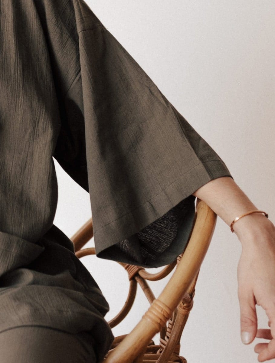 OddBird Loungewear Şile Cloth Two-piece Loungewear Set