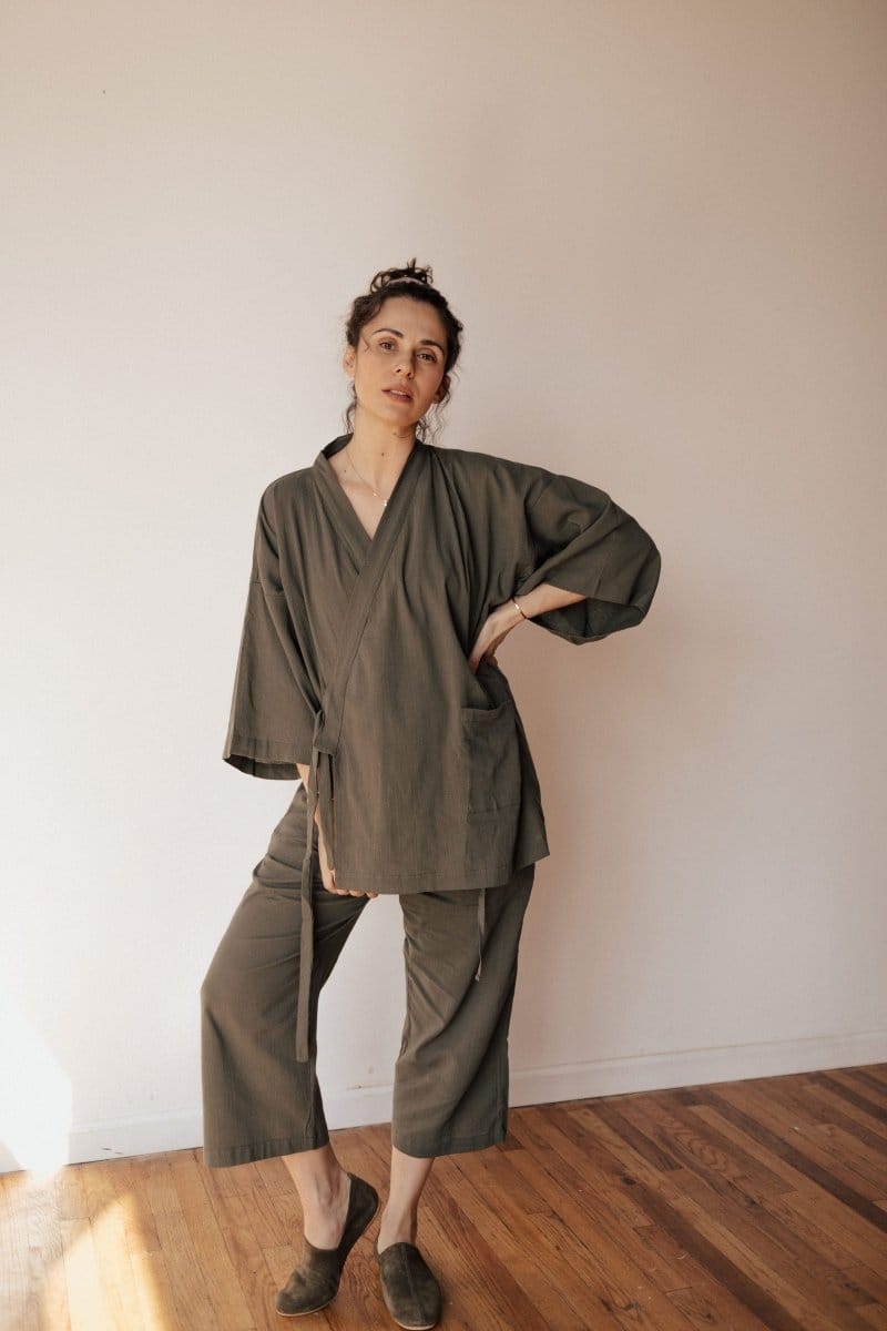 OddBird Loungewear Şile Cloth Two-piece Loungewear Set