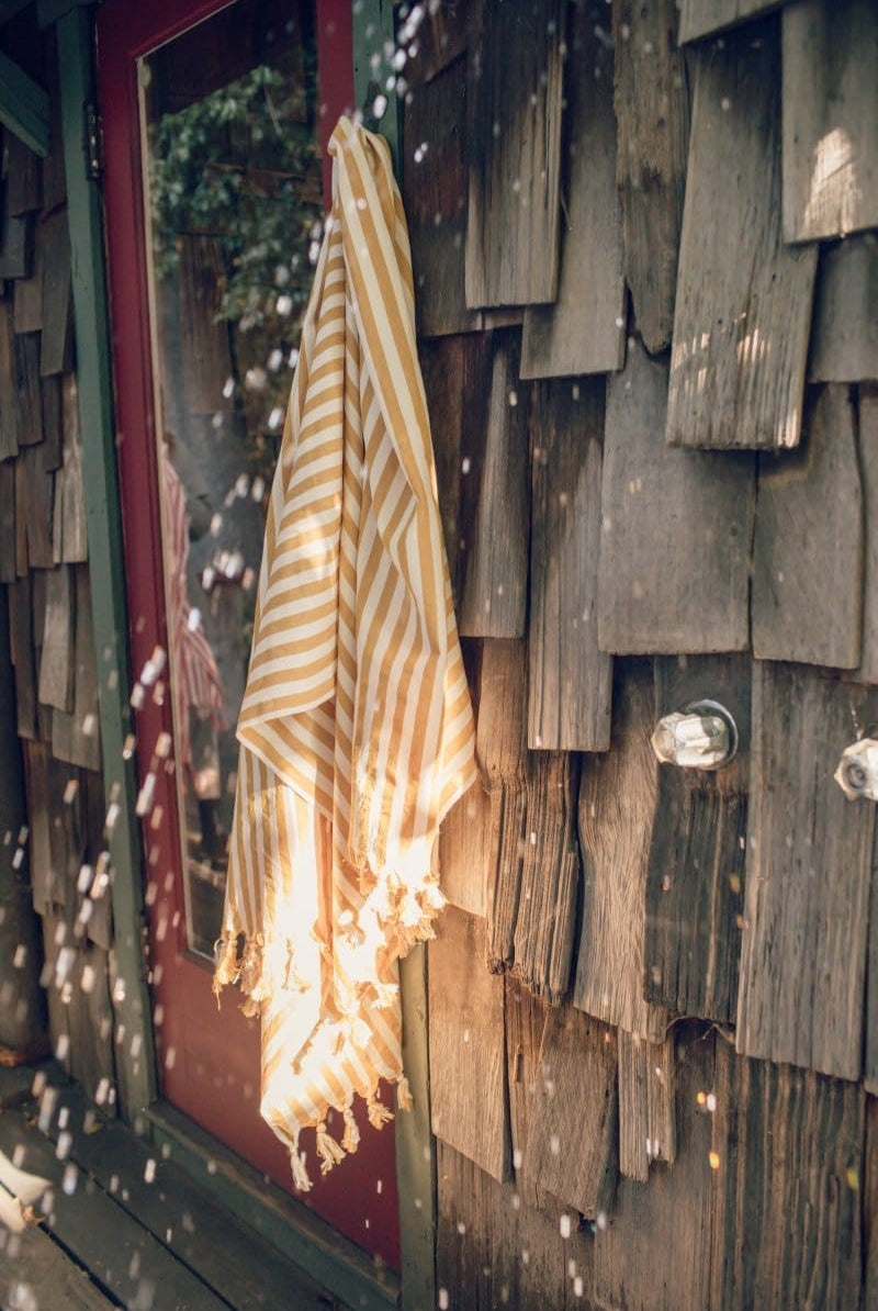 OddBird Towels Mustard Sinoh Handwoven Collection