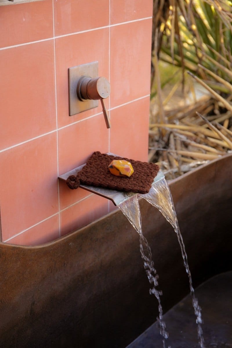 OddBird Accessories Traditional Turkish Crocheted Kese (Wash Cloth)