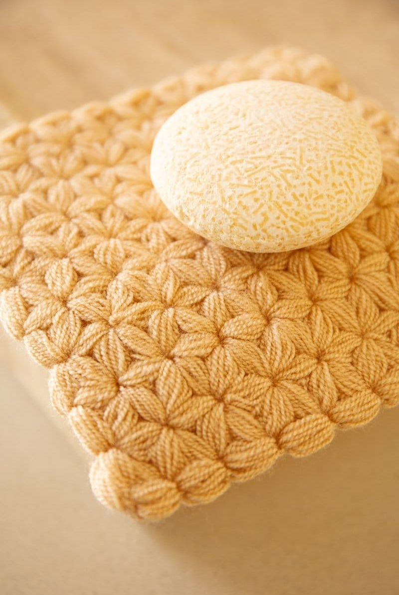 OddBird Accessories Soft Lace Traditional Turkish Crocheted Kese (Wash Cloth)