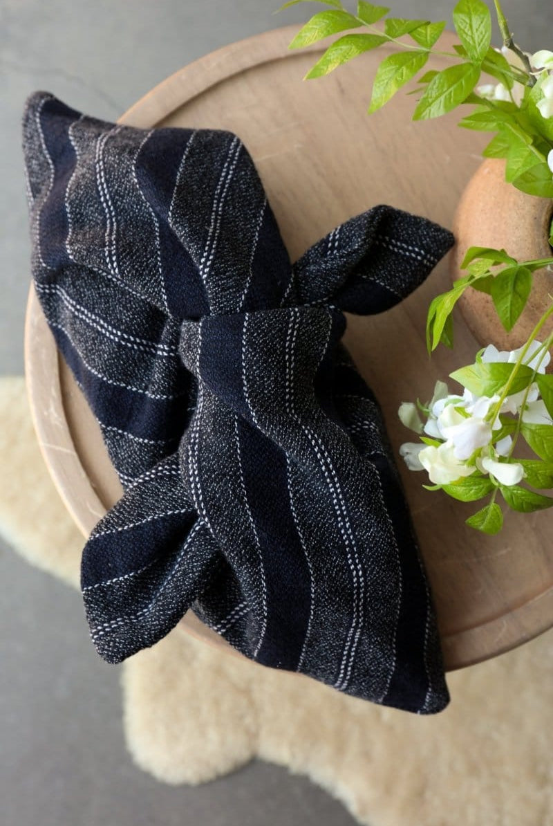 OddBird Accessories Asya ( Thick Indigo Stripe) Waste Not Want Not - Bento Bag