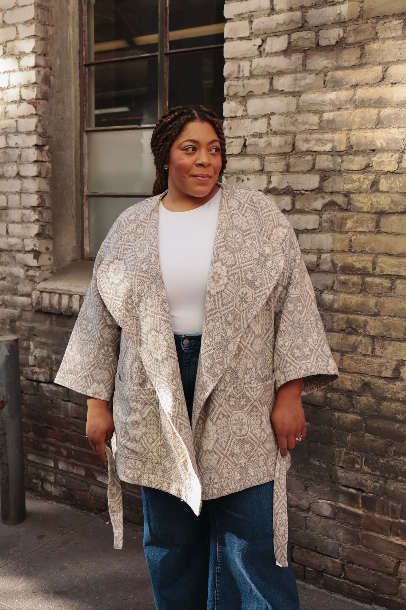 Mosaic Coat | Luxury Handwoven Turkish Cotton | Made to Mosaic Coat | Luxury Handwoven Turkish Cotton | Made to