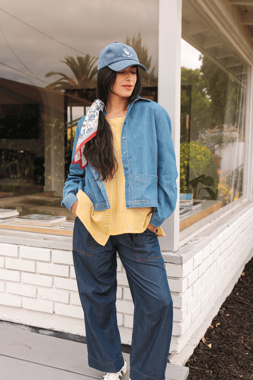 <p>Melek Denim Shirt</p>