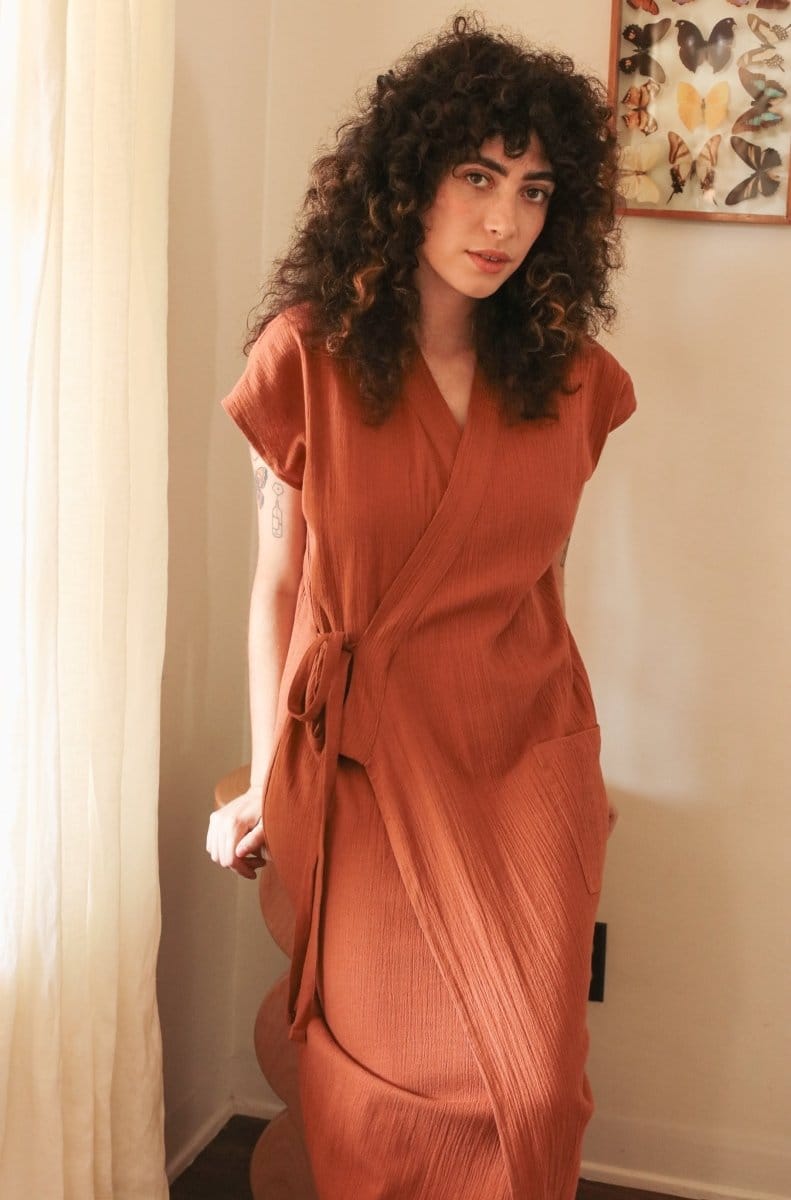 OddBird Loungewear Aydin Şile House Dress - Limited Edition