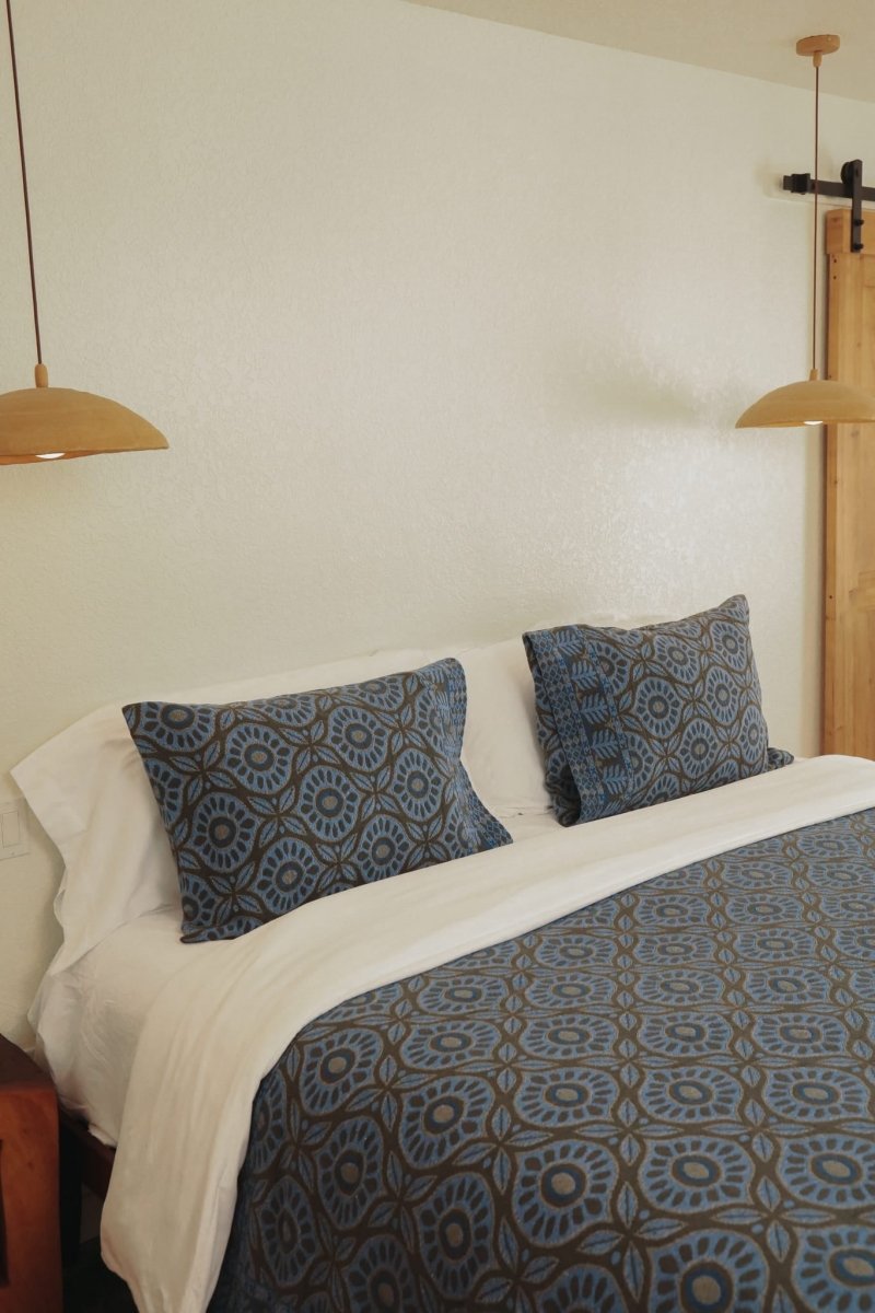 Blessings (Bereket) Handwoven Pillowcases - PLEBHMBLU - OddBird Co.