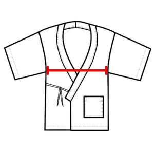 Bust measurement illustration