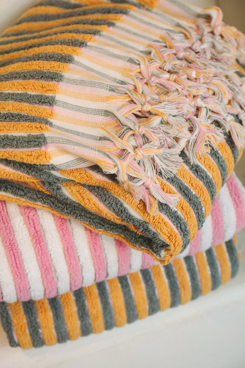 DUO - TONE Turkish Terry Towel SECONDS/SAMPLES - XDUOTNETRRYBT - OddBird Co.
