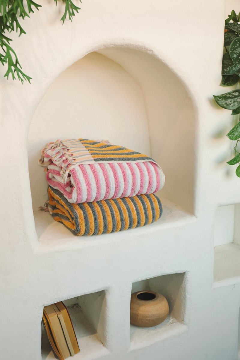 DUO - TONE Turkish Terry Towel SECONDS/SAMPLES - XDUOTNETRRYBT - OddBird Co.