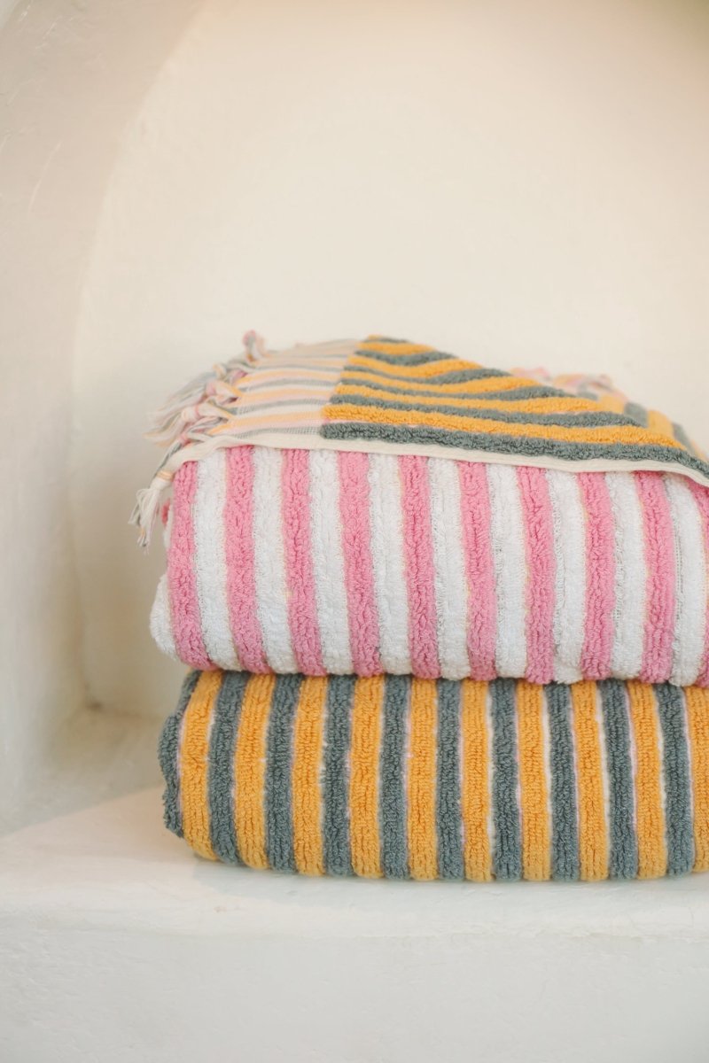 DUO - TONE Turkish Terry Towel SECONDS/SAMPLES - XDUOTNETRRYBT - OddBird Co.