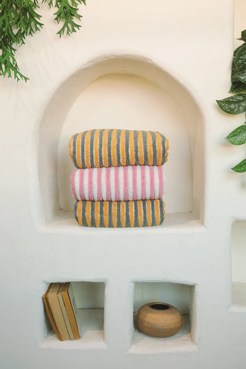 DUO - TONE Turkish Terry Towel SECONDS/SAMPLES - XDUOTNETRRYBT - OddBird Co.