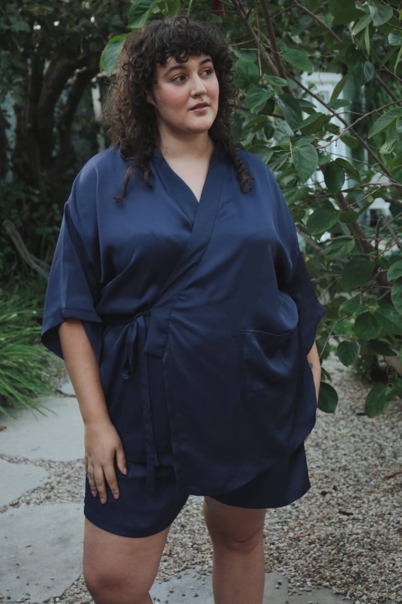 OddBird Loungewear Eco Satin Kardeş Loungewear Shorts - SECONDS/SAMPLE