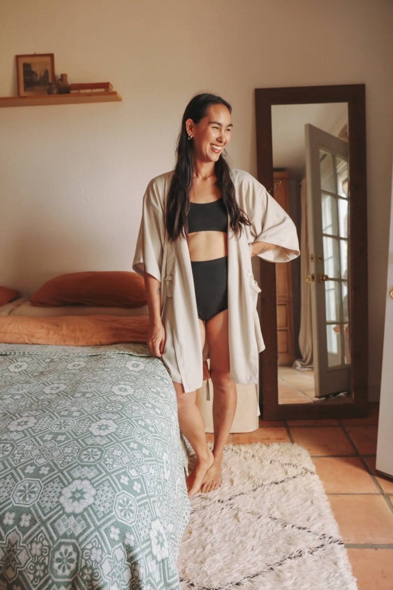 OddBird Loungewear Eco Satin Selin Sleep/Play Dress  - SECONDS/SAMPLE