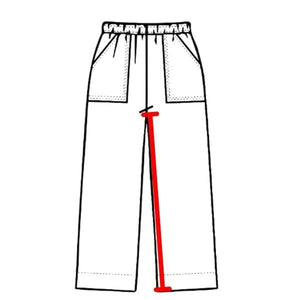 Inseam measurement illustration