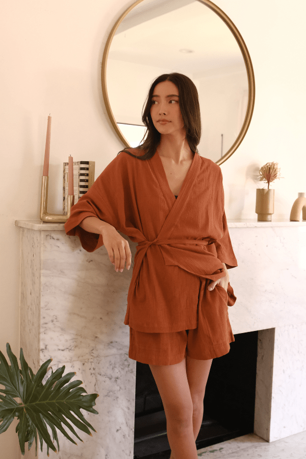 OddBird Loungewear Kardeş Şile Loungewear Shorts - Limited Edition