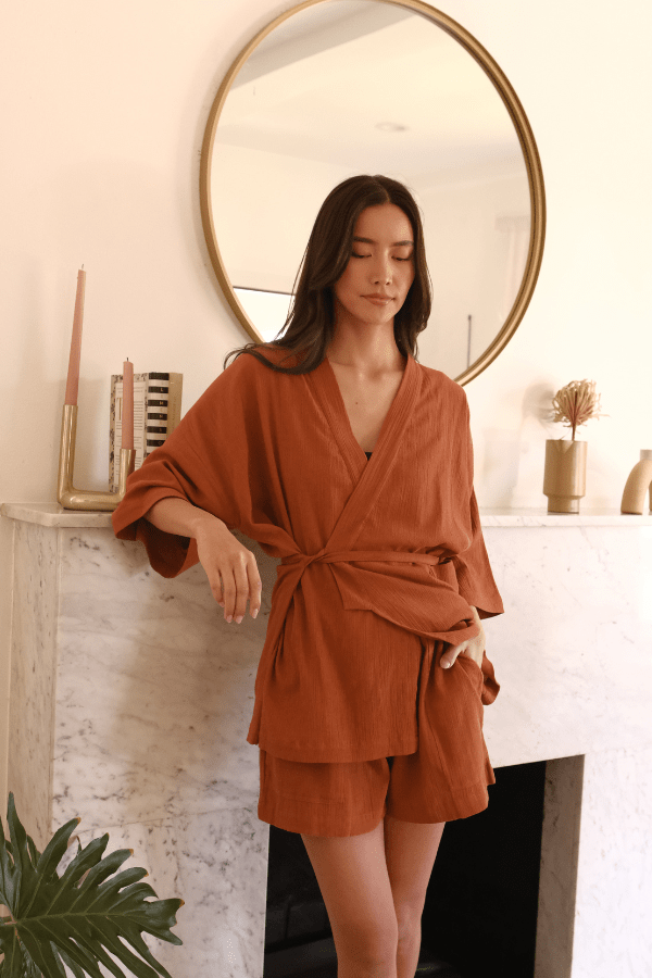 OddBird Loungewear Kardeş Şile Loungewear Shorts - Limited Edition