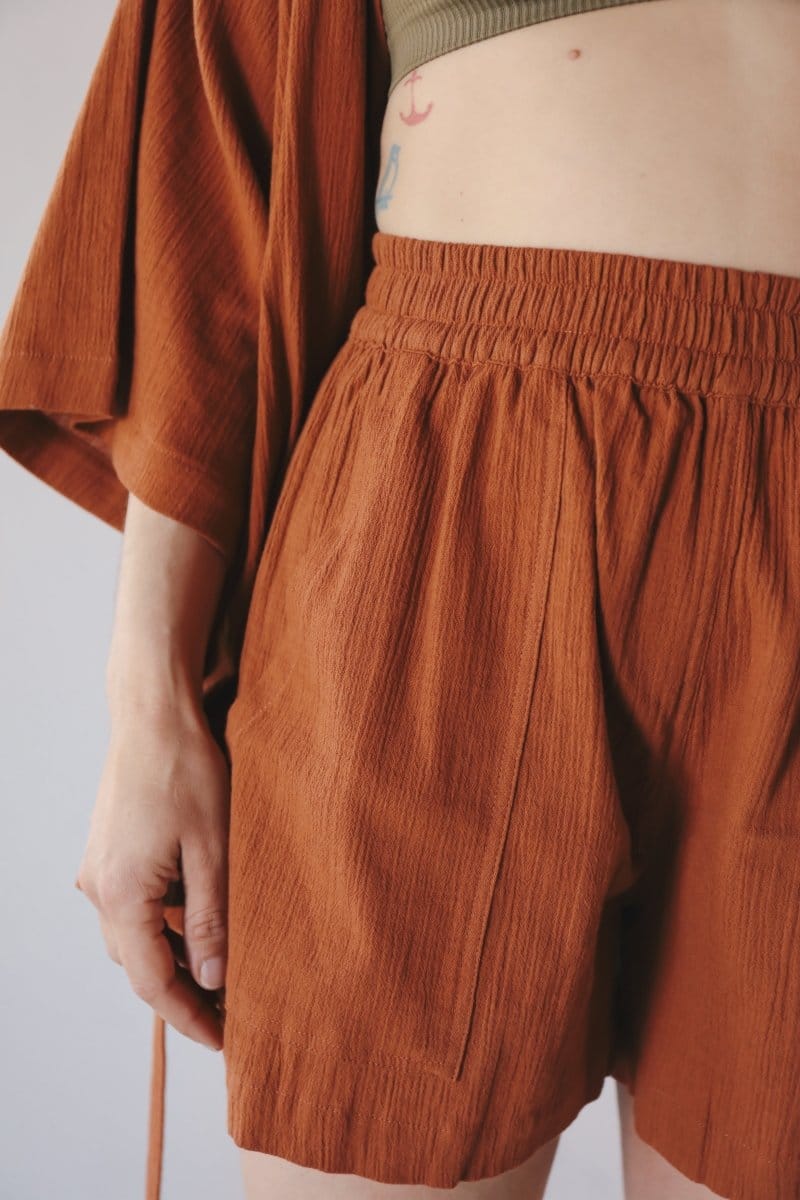 OddBird Loungewear Kardeş Şile Loungewear Shorts - Limited Edition